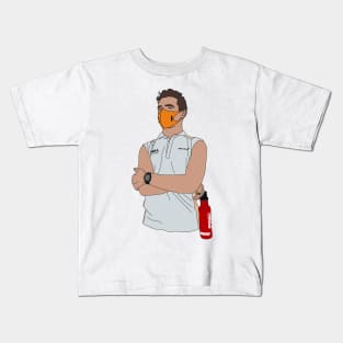 Lando Norris- Arms Crossed Kids T-Shirt